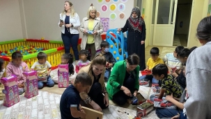 Cumhurbaşkanı Erdoğan'ın hediyeleri, çocukları sevindirdi