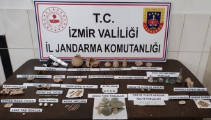 İzmir'de çok sayıda tarihi eser ele geçirildi!