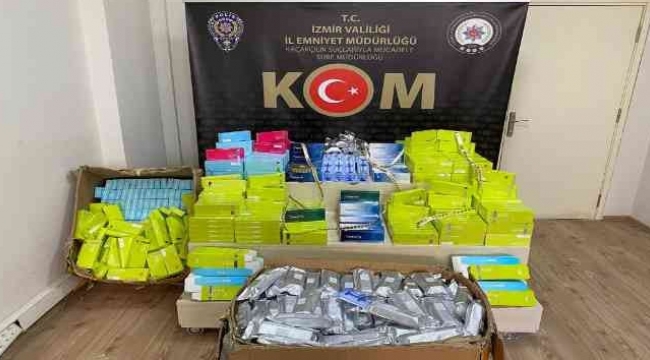 İzmir'de kaçak botoks ürünleri ele geçirildi