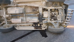 Aliağa'da Trafik Kazası :1 kişi yaralandı 