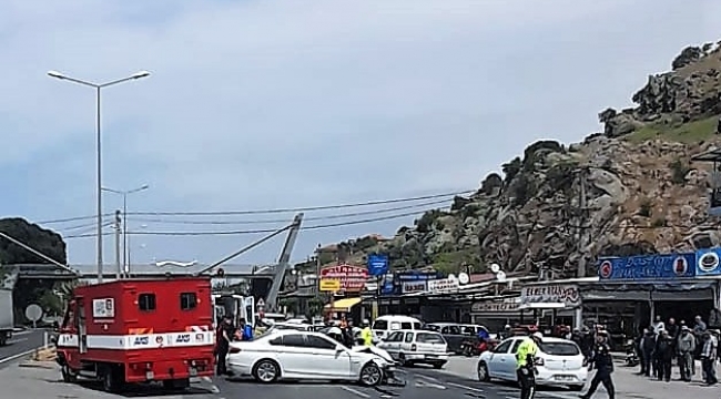 Menemen'de Trafik Kazası:4 yaralı 