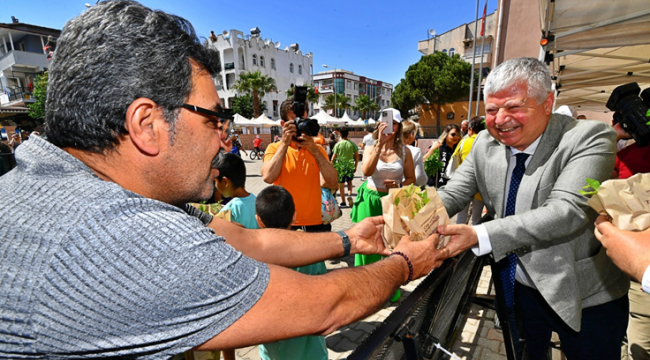 Üreticilere yerel fide dağıtıldı