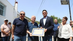 Eğitimci Yazar Cevat Yıldırım'ın İsmi Doğduğu Evin Sokağına Verildi