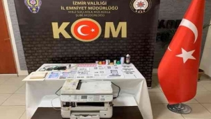 İzmir polisinden sahteciliğe geçit yok