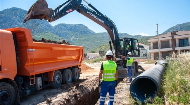 Karaburun Saip mahallesinde taşkınlara son verecek proje