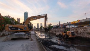 Manda Çayı'ndaki temizlik çalışması tamamlandı