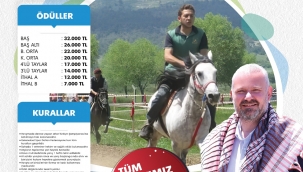 MENEMEN'DE RAHVAN AT YARIŞI HEYECANI