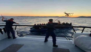 İzmir açıklarında 44 göçmen kurtarıldı, 67 göçmen yakalandı