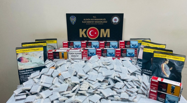 İzmir polisinden sigara kaçakçılarına darbe