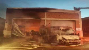 Kimya imalathanesinde yangın: 1 ölü, 1 yaralı