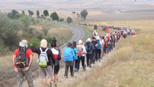 Afyon'dan İzmir'e Zafer Yürüyüşü devam ediyor