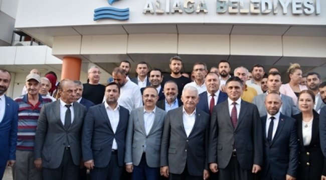 AK Parti Genel Başkanvekili Binali Yıldırım: "Aliağa, Türkiye'yi Geleceğe Taşıyacak"