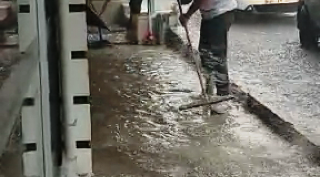 Aliağa 'da metrekareye 34,8kilogram yağış düştü