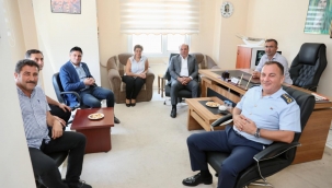 Aliağa Mülki Erkândan, Alevi Kültür Dernekleri Aliağa Şubesini ziyaret