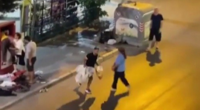 İzmir'deki giysi kutusu talanında 4 tutuklama