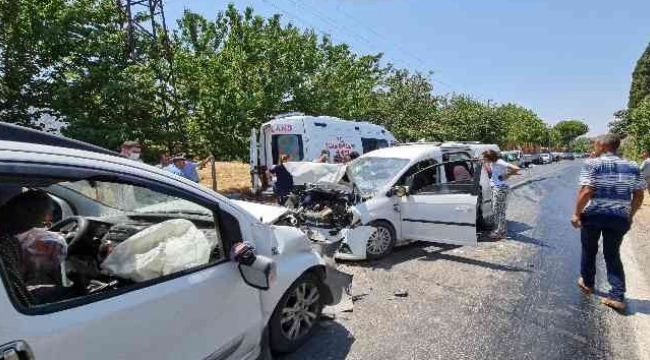 İzmir'deki kazada can pazarı: 1 ölü, 8 yaralı