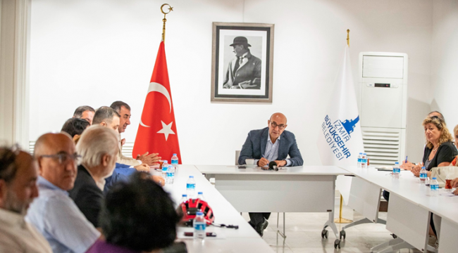 İzmir Konfederasyonu üyelerinden Başkan Soyer'e ziyaret