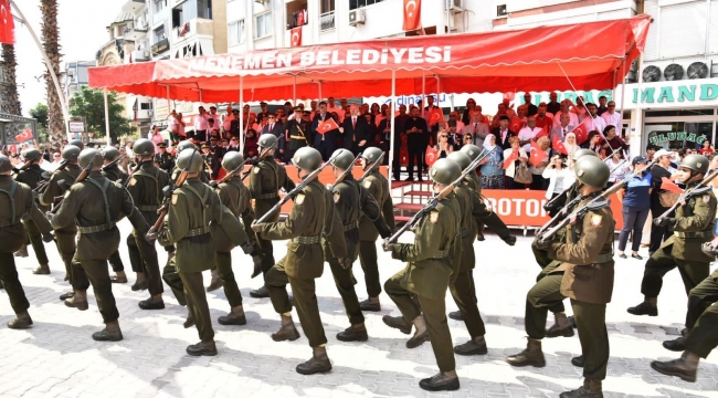 Menemen'de 30 Ağustos Zafer Bayramı coşkusu