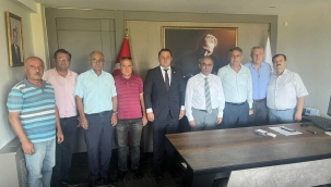 Başkan Yiyitalp'dan  Kaymakam Zekeriya Güney'e Hayırlı Olsun Ziyareti