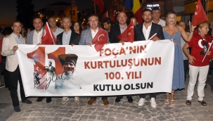 Foça'da Kurtuluşun 100. Yılı Coşkusu