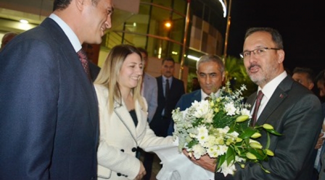 Gençlik ve Spor Bakanı Kasapoğlu Aliağa ilçesini ziyaret etti.