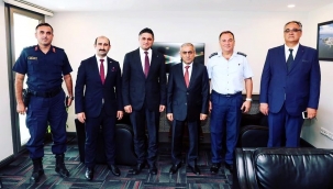 İlçe Protokolünden Kaymakam Güney'e ziyaret