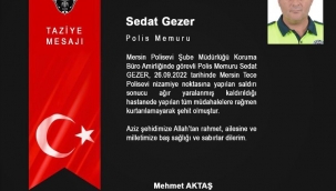 Mersin'de Polisevi'ne silahlı saldırı: 1şehit