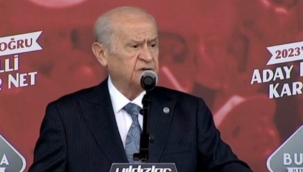 MHP'nin ikinci mitingi Bursa'da yapıldı... Bahçeli: Aynı siperdeyiz, başaramayacaklar!