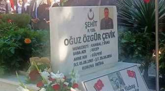 Şehit Yüzbaşı Oğuz Özgür Çevik Aliağa'da Unutulmadı