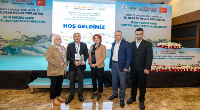 ​Türkiye Sağlıklı Kentler Birliği'nden İZSU'ya Sağlıklı Çevre Ödülü