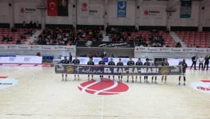 Aliağa Polisinden "kadına şiddete" karşı pankart