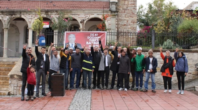 Aliağa Ülkü Ocakları, Doğumunun 105. Yılında Başbuğ'u Unutmadı