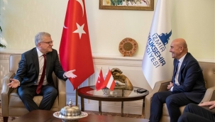 Başkan Soyer Linz Belediye Başkanı Luger'i ağırladı