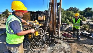 Bornova'da zemin araştırması başladı