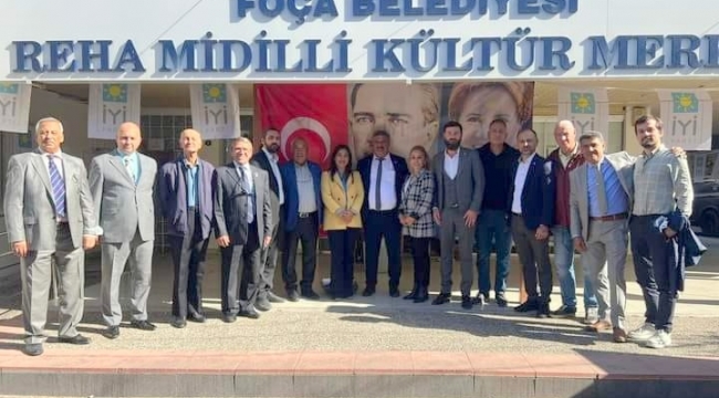 İYİ PARTİ FOÇA'DA BİLGİN ŞAHİN BU KEZ SEÇİMLE BAŞKAN