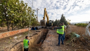 İZSU'dan Urla'da yağmur suyu harekâtı