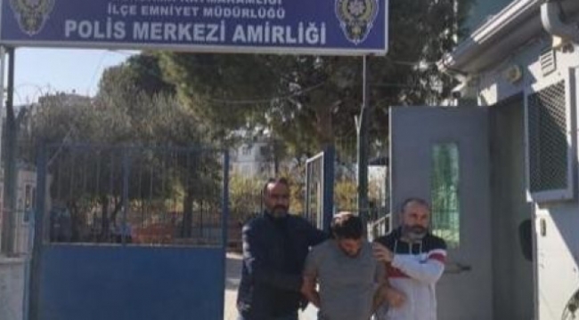 Saman balyalarına saklandı, polisin gözünden kaçmadı