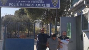 Saman balyalarına saklandı, polisin gözünden kaçmadı