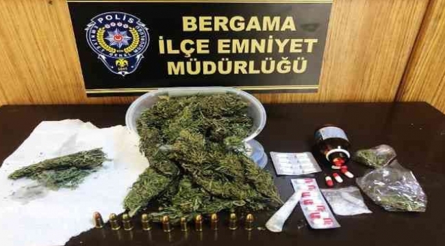 Bergama'da uyuşturucu evine operasyon