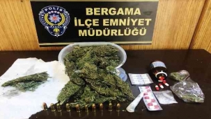 Bergama'da uyuşturucu evine operasyon