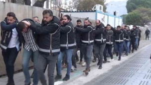 Çökertilen 'Baybekler' çetesi üyeleri adliyeye sevk edildi