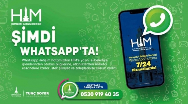 İzmir Büyükşehir Belediyesi artık WhatsApp'ta