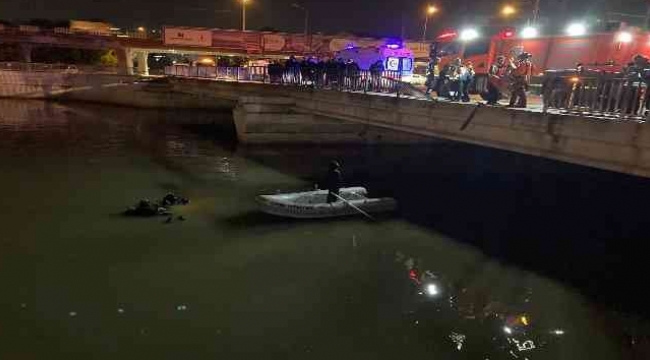 İzmir'de otomobil çaya uçtu: 1 ölü, 3 yaralı