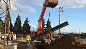 Menemen'de altyapı yatırımları sürüyor
