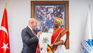 Uganda Ankara Büyükelçisi Başkan Soyer'i ziyaret etti
