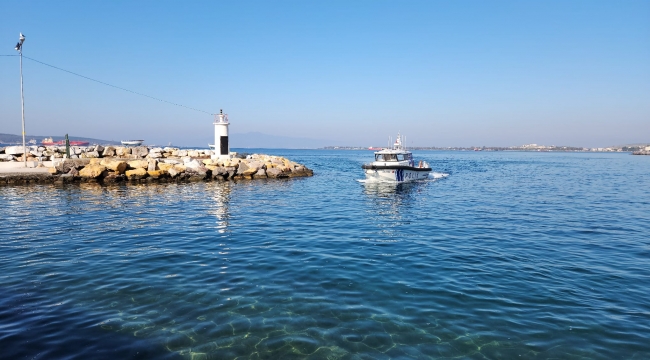 Aliağa'da yeni polis botu ile denizler daha da güvenli