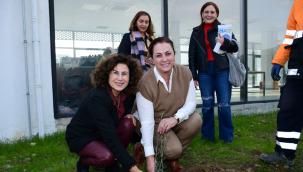 İzmir Kent Konseyi üyeleri PAKO'ya fidan dikti