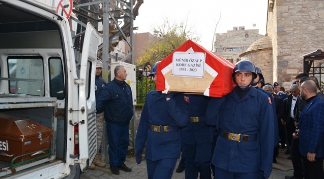 Kore Gazisi Munir Ozalp Ebediyete Uğurlandı