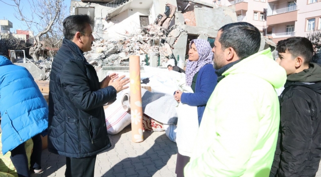 Başkan Kırgöz'den Deprem Bölgesi Ziyareti