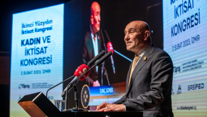 Başkan Soyer Kadın ve İktisat Kongresi'nde konuştu: "Yüz yıl sonra, yine İzmir'de aynı ruh ve aynı kararlılık"